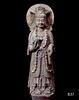 SHOULDER BRIGHTNESS STANDING BUDDHA FIGURE