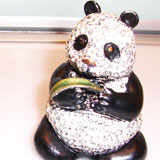 Panda Casket & Crystal Scent Bottle